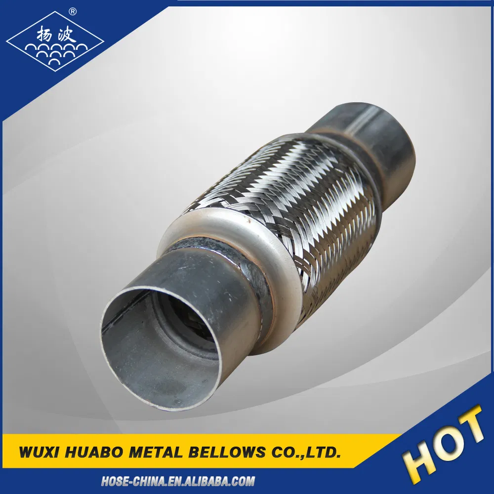 Гибкая выхлопная труба с ниппелем для авто