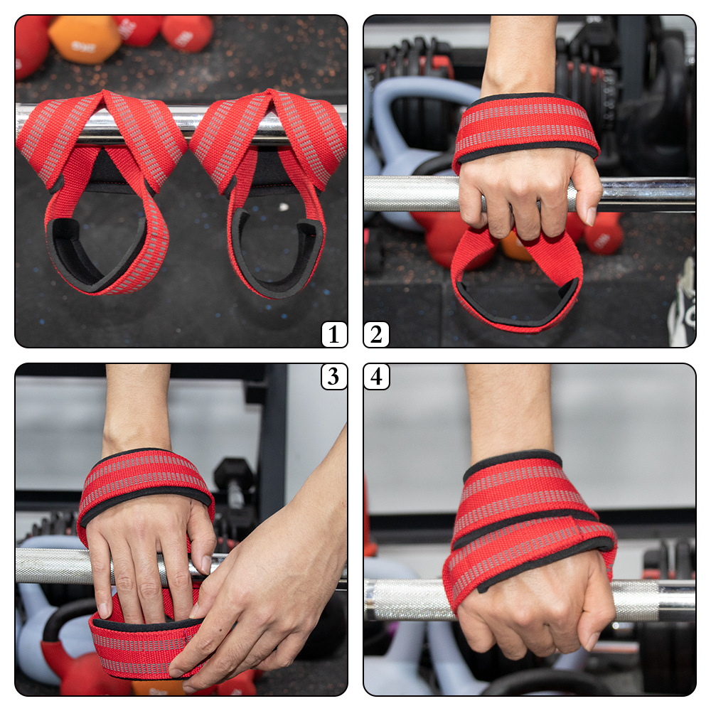 JULYFIT 8-значный фитнес-браслет с электроприводом, подтягивающий хлопковый ремень для становой тяги и брусьев, герметичный