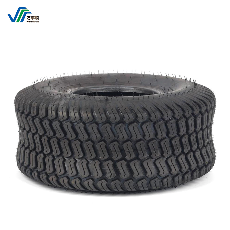 Lawn & Garden Riding Mower Tires, Turf Grass Cutter Kart Tire Snow Thrower Golf Cart Tire with Wheel Rim 18X9.50-8 19X10.50-8 20X10.00-8 20*10.50-8