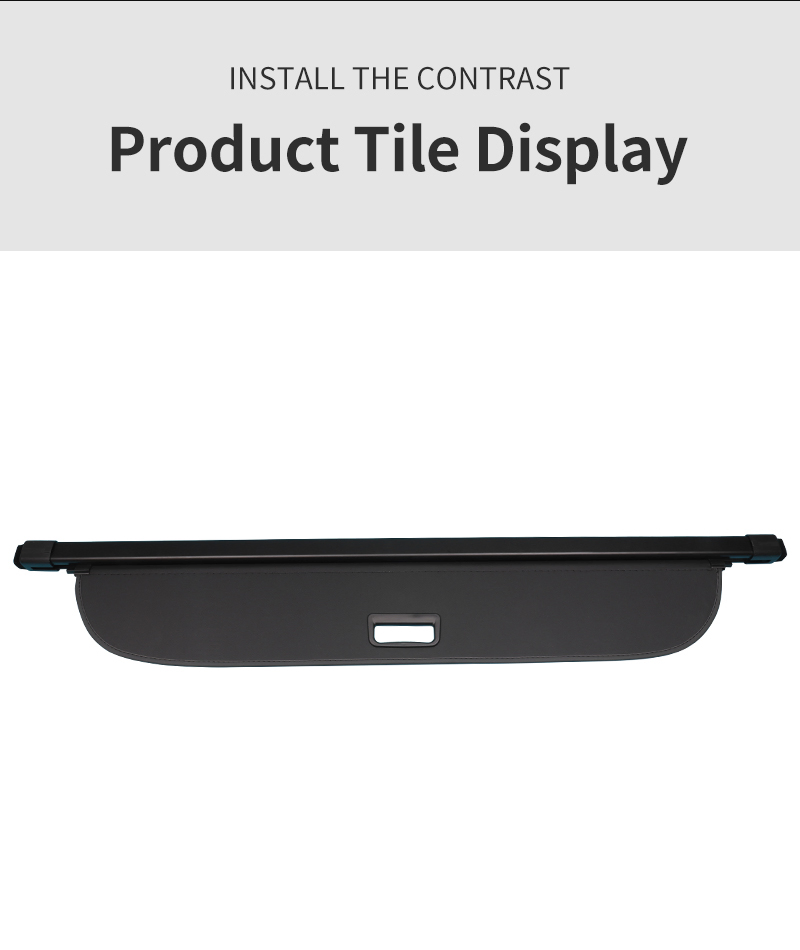 Car Accessories Trunk Rear Cargo Cover Retractable Parcel Shelf for Buick Gl6 Trunk Curtain