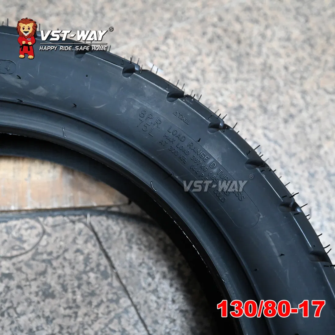 Мотошины бескамерные VSTWAY (размеры 130/70-17, 110/90-17 и др.)