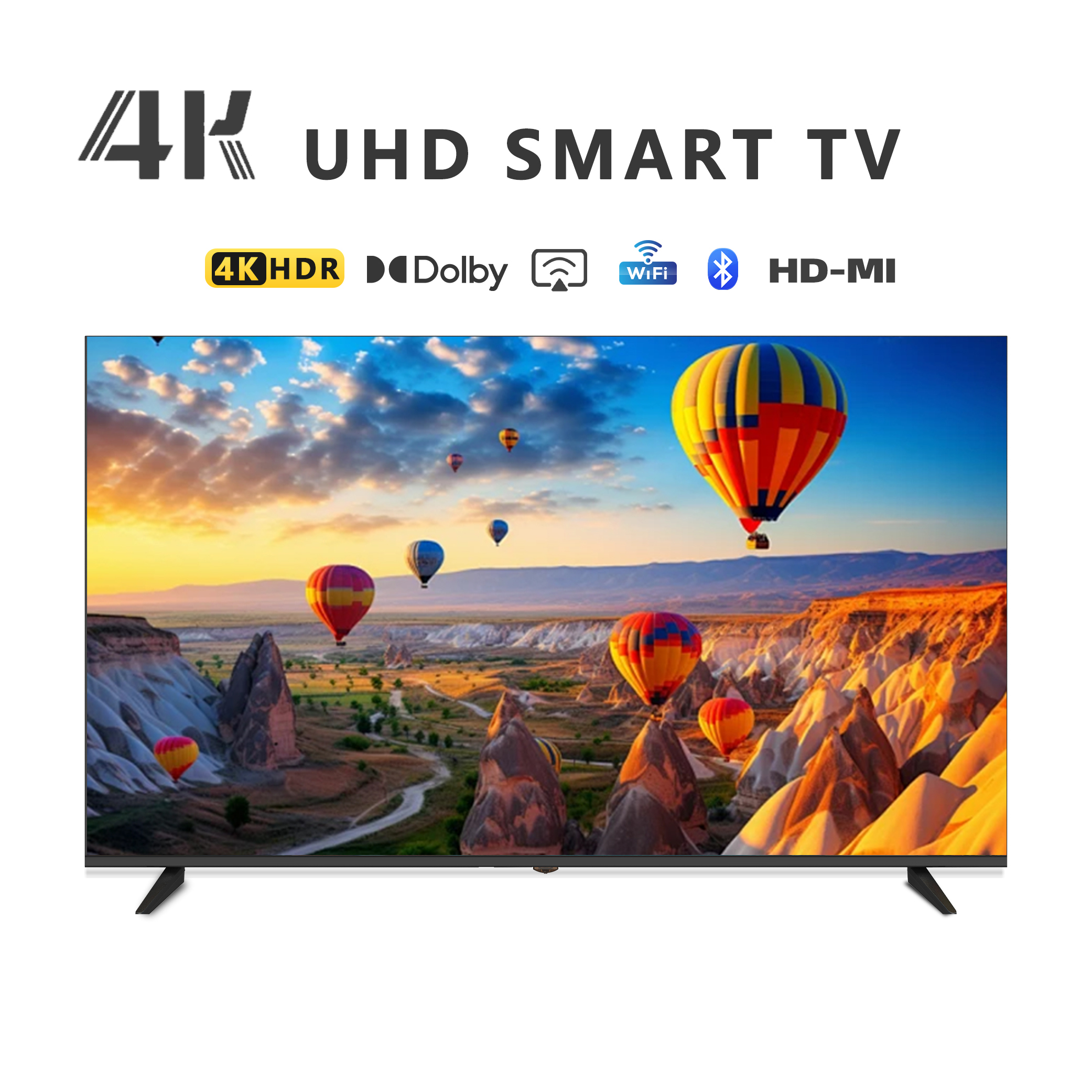 70-дюймовый 4K QLED смарт-телевизор WebOS, безрамочный, для кинотеатра (доступны размеры: 32, 43, 50, 55, 60, 65, 75, 85 дюймов)