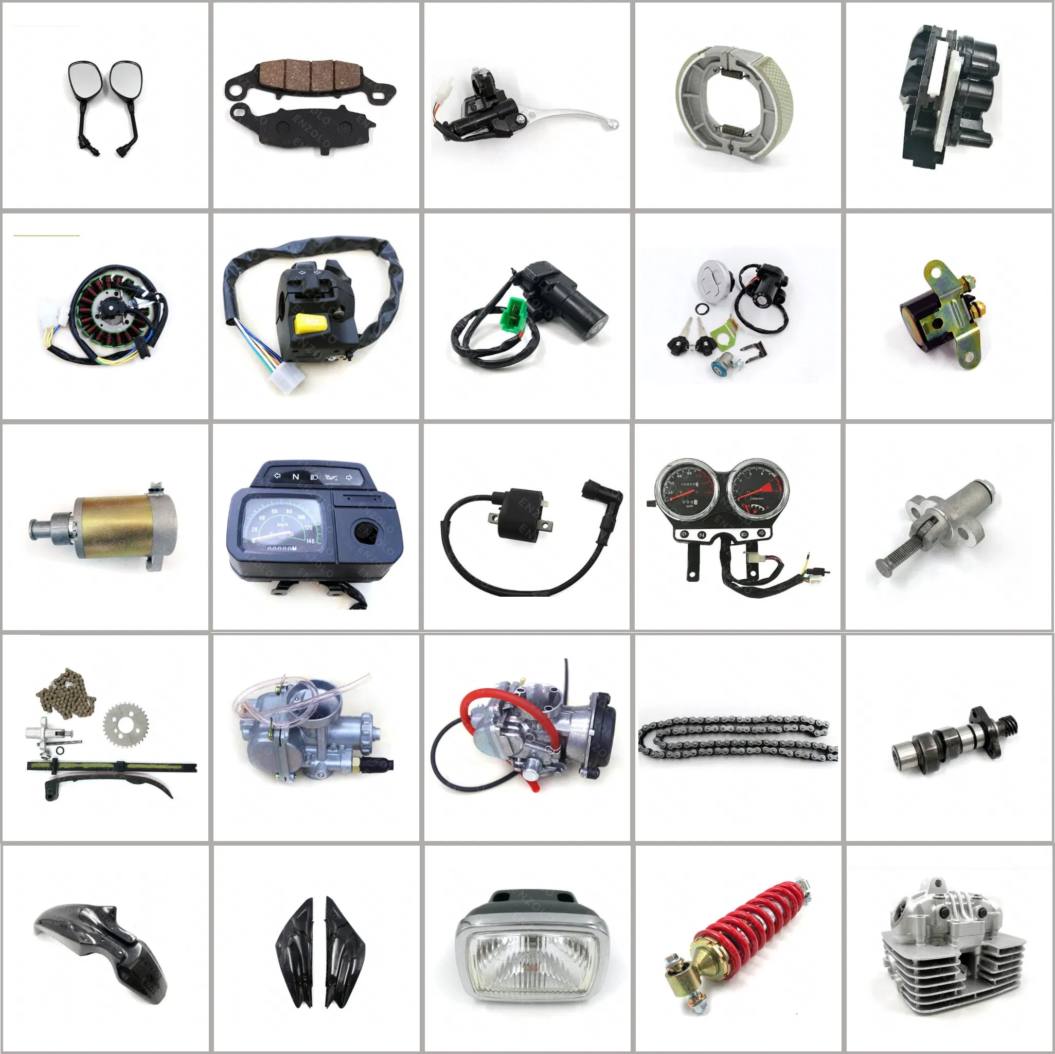 Motorcycle Parts of Braking/Electrical/Engine and Transmission/Body/Handling and Suspension/Lighting Parts for Honda/YAMAHA/Suzuki/Tvs/Zongshen/Haojue/Dayun