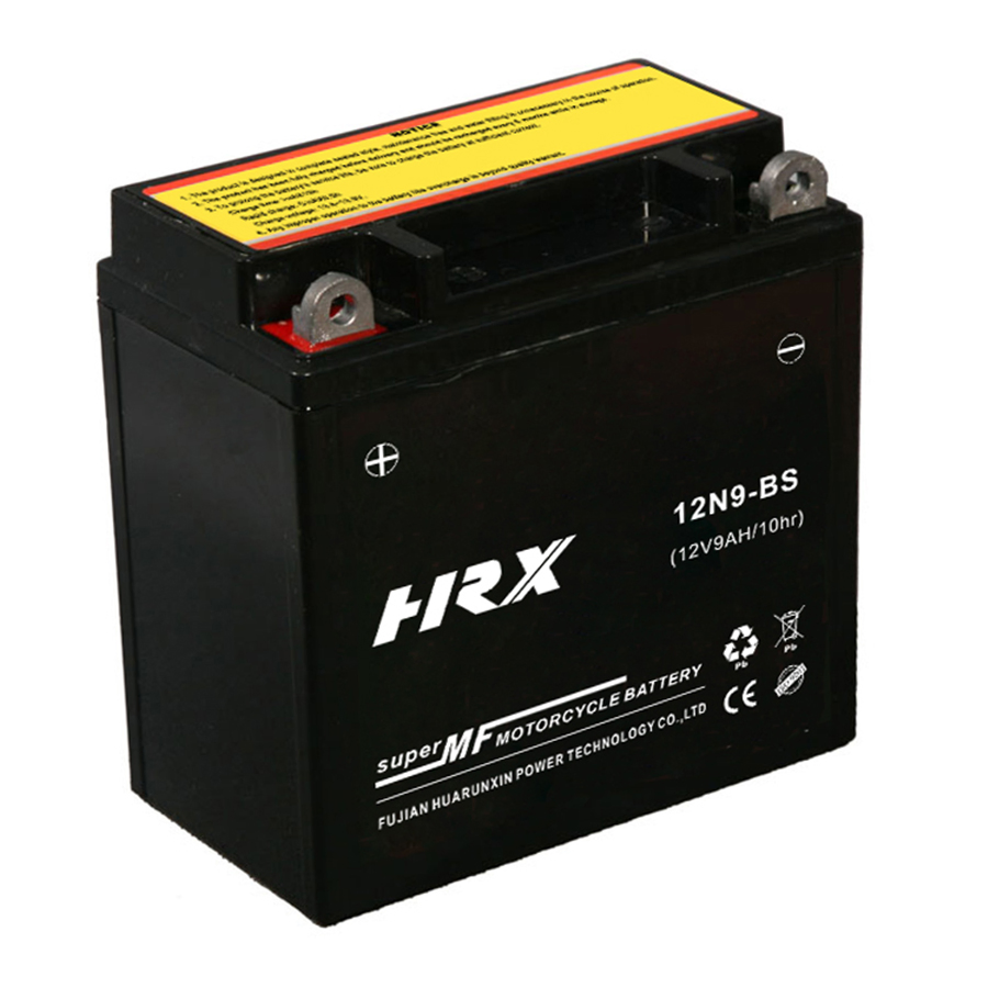 Reasonable Price Sealed Lead Acid Motorcycle Gel Battery 12n9-BS 12V9ah