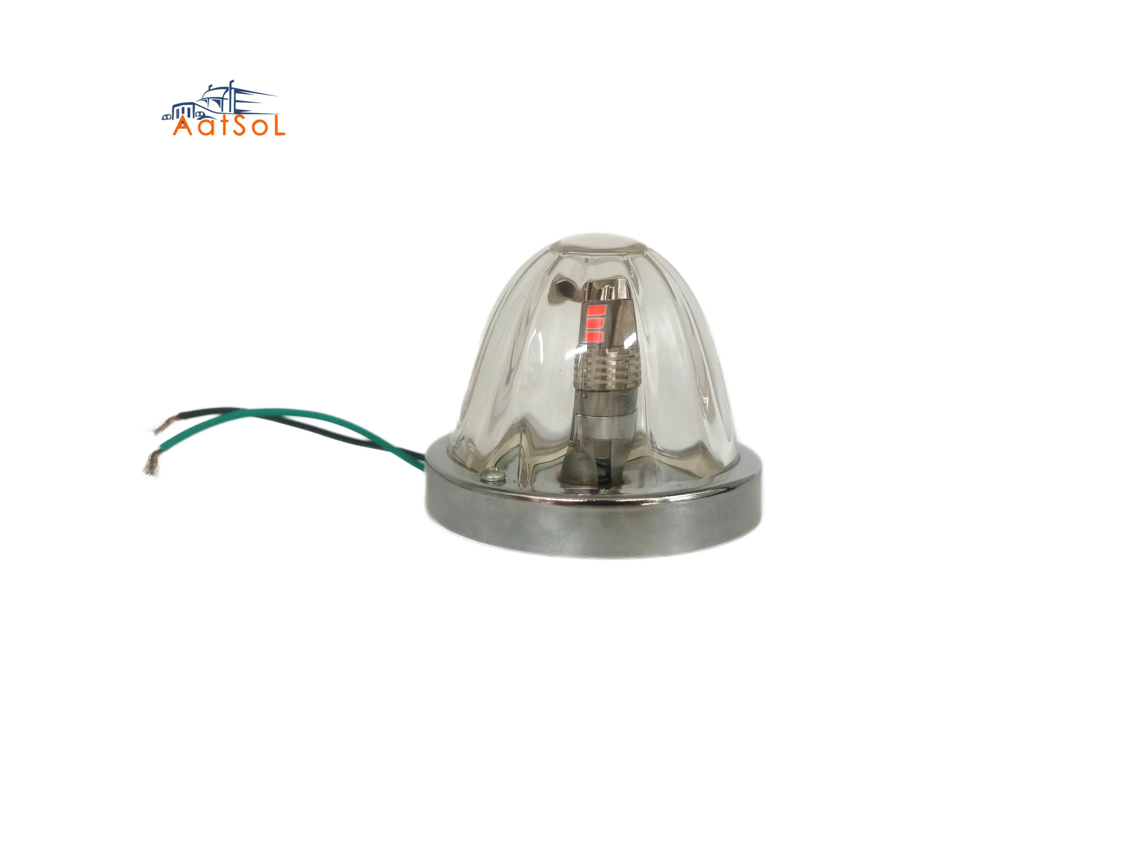 Светодиодный габаритный фонарь для грузовика 12В, красный