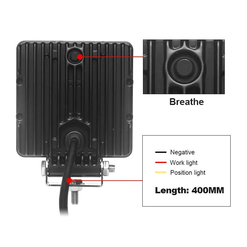 Квадратная фара 4 дюйма 48Вт с DRL для внедорожников