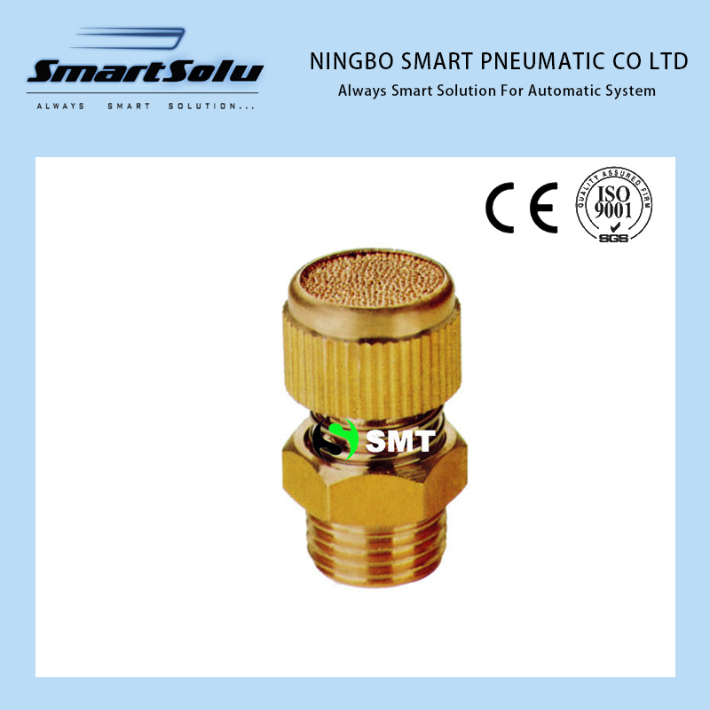 Пневматический глушитель выхлопа A Type, медный/латунный