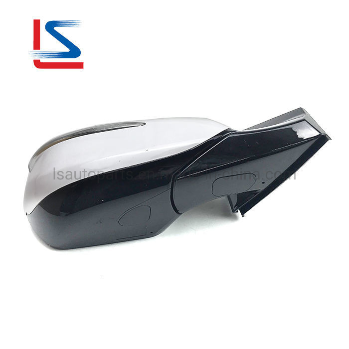 Auto Side Mirror for Hyundai Santa Fe IX45 2013-2015 Electric with Lamp Rearview Mirror 87610-2W011 87620-2W011