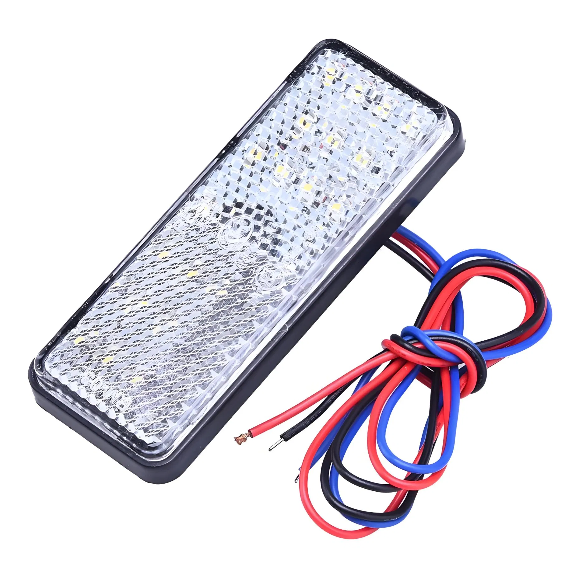 2 Inch Trailer Truck Stop Turn Brake 4" Round LED Tail Neon Light Motorcycle