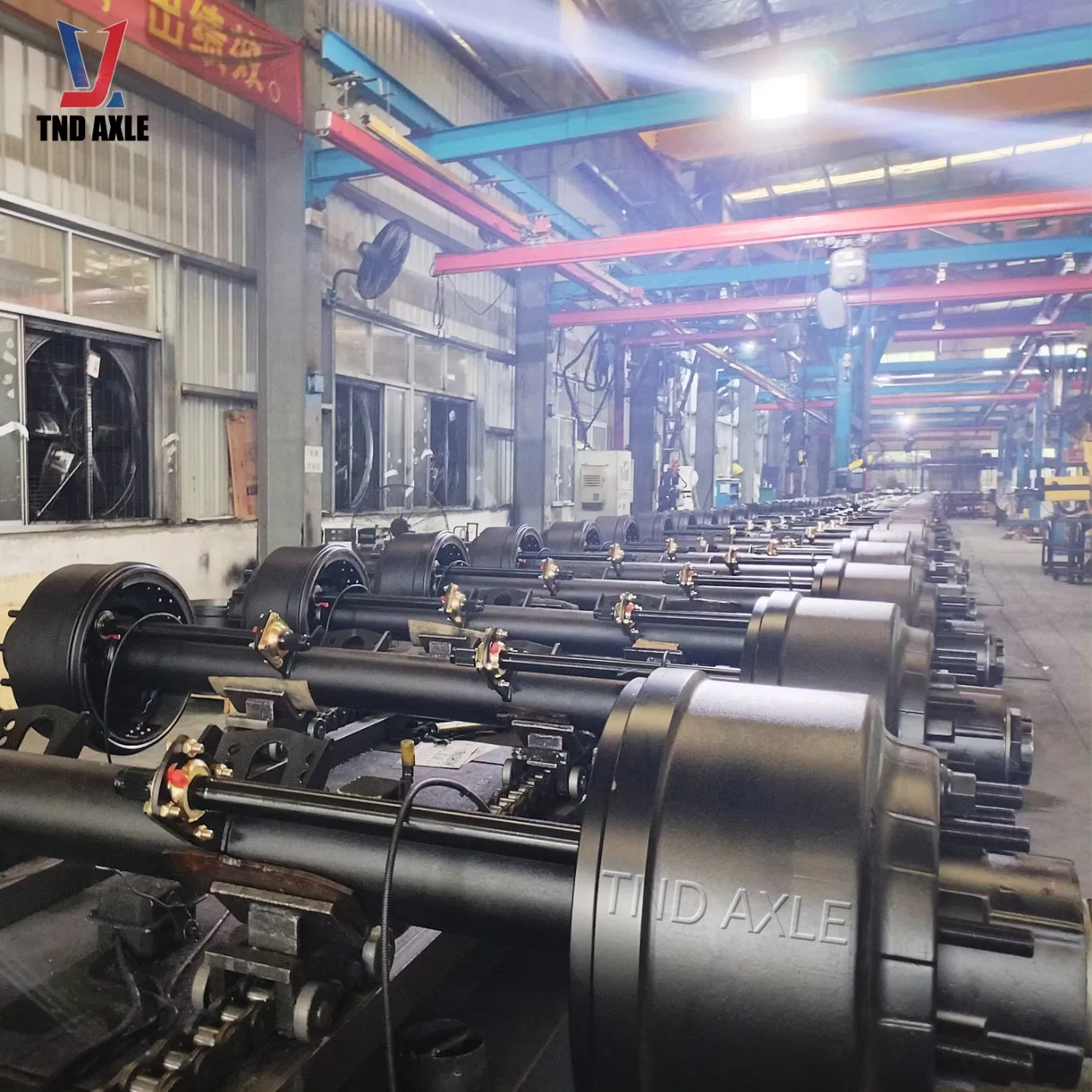 Ось низкорамная для прицепа и фудтрака TM1101NY