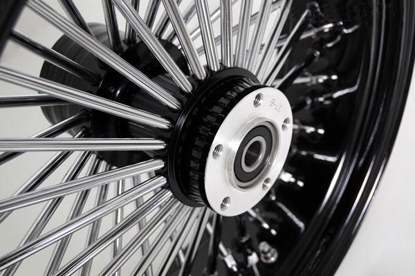 Колесо мотоциклетное 21x3.5 с усиленными спицами 9мм