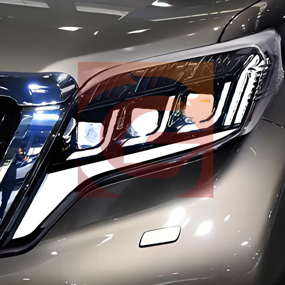 Car Accessories Modification Car Replacement High Quality Car Flowing Headlights for Toyota Prado 2014-2017