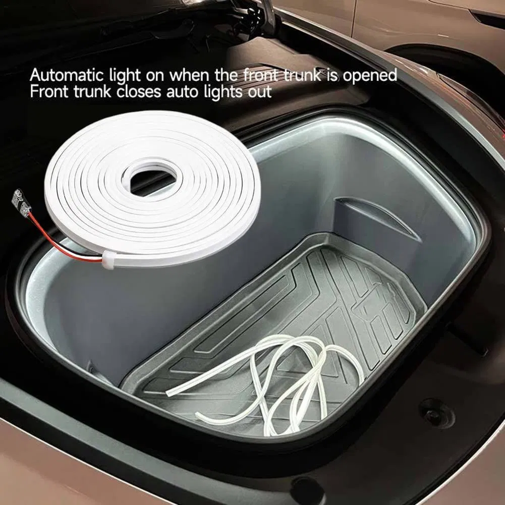 Car Hood Light Strip Flexible LED Atmosphere Front Lights for Vehicle Customization Easy DIY Installation