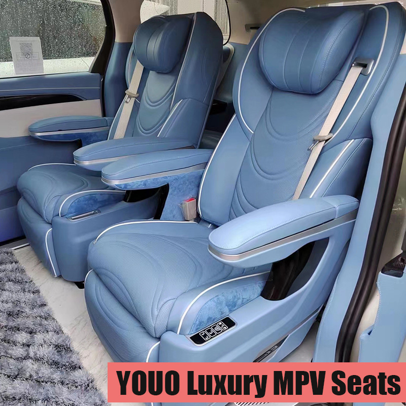 Hot Selling Automotive Electric MPV RV Car Luxury Van Aviation Seats Multifunctional Rear Camper Van Car Seats Interior Upgrades OEM/ODM