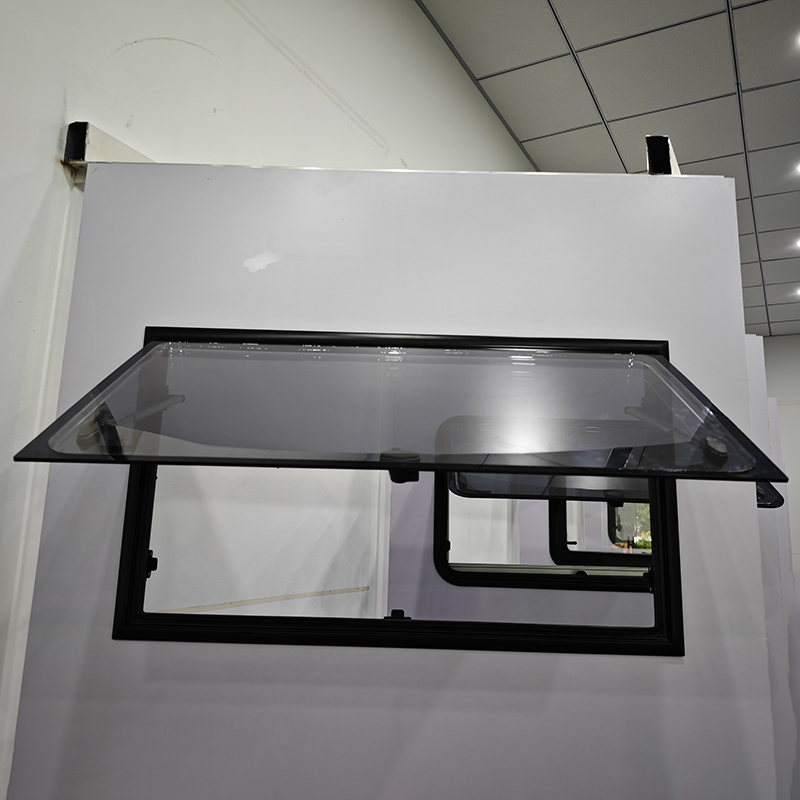 New Style Square Type Flat Acrylic Glass Caravan RV Window Awning Type