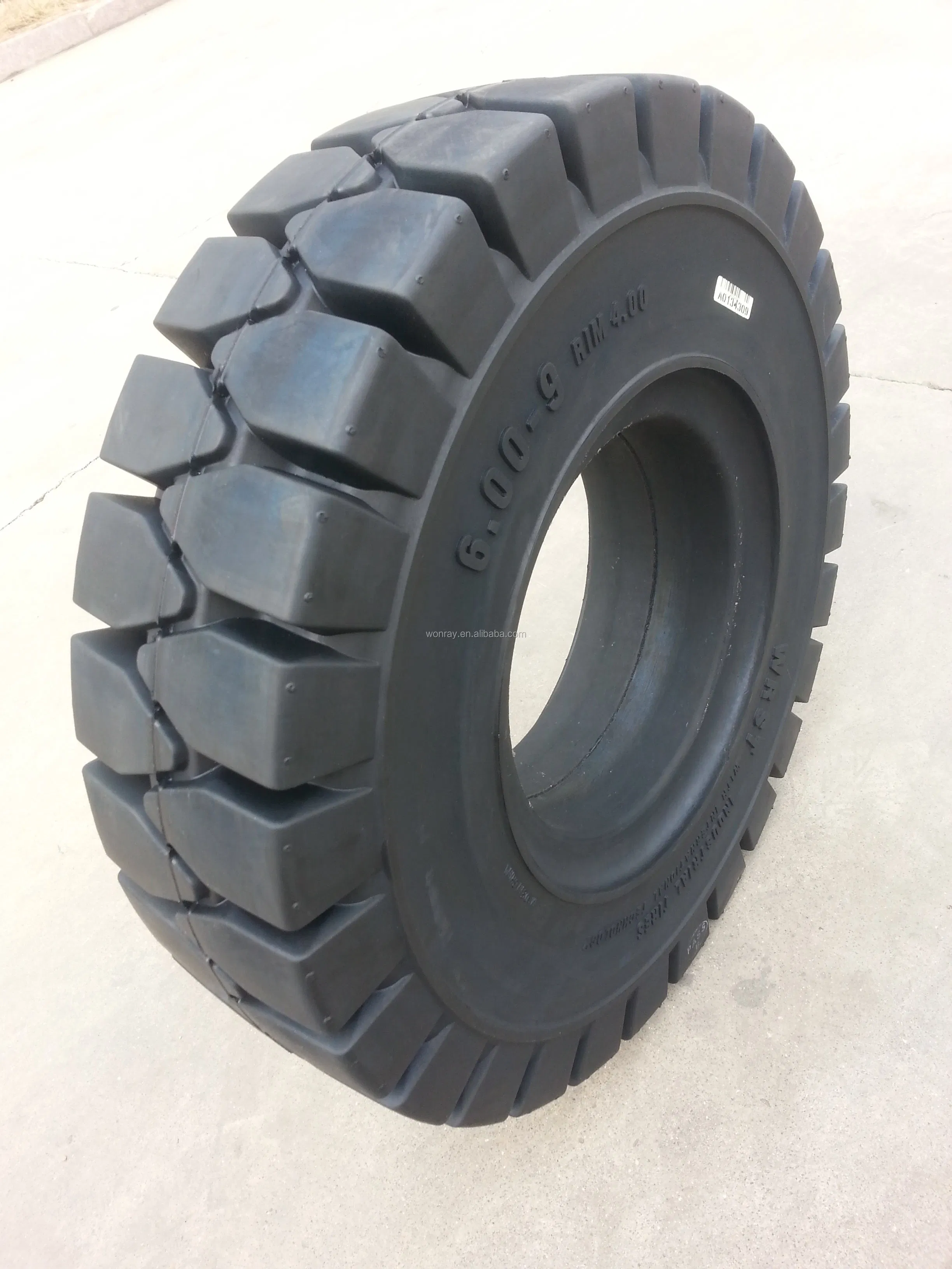 Forklift Cushion Pneumatic Solid Tire with Rim 5.00-8 6.00-9 6.50-10 18X7-8 7.50-15 16X6-8 23X9-10 27X10-12 200/50-10 300-15