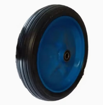 Heavy Duty Solid Rubber Polyurethane Foaming Flat Free PU Foam Trolley Wheel for Trolley 4.10/3.50-6 Truck Tire Wheelbarrow Wheels