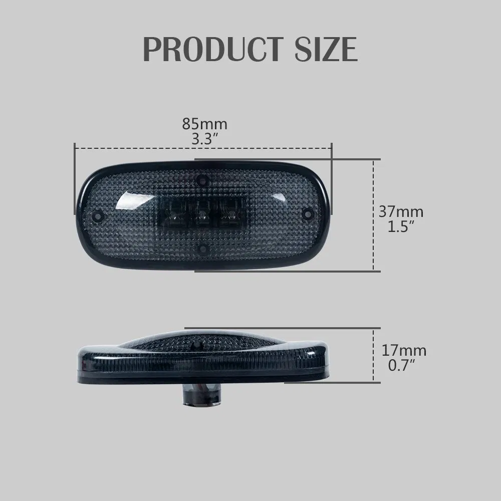 Боковые светодиодные габариты Dually для Dodge RAM 1500/2500/3500