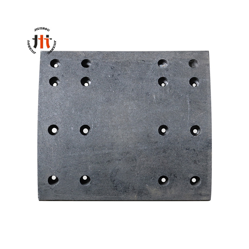 4707 Q+ Lined Brake Shoe Set for Semi Trailer Drum Brake OEM Truck Brake Parts Exported to South America