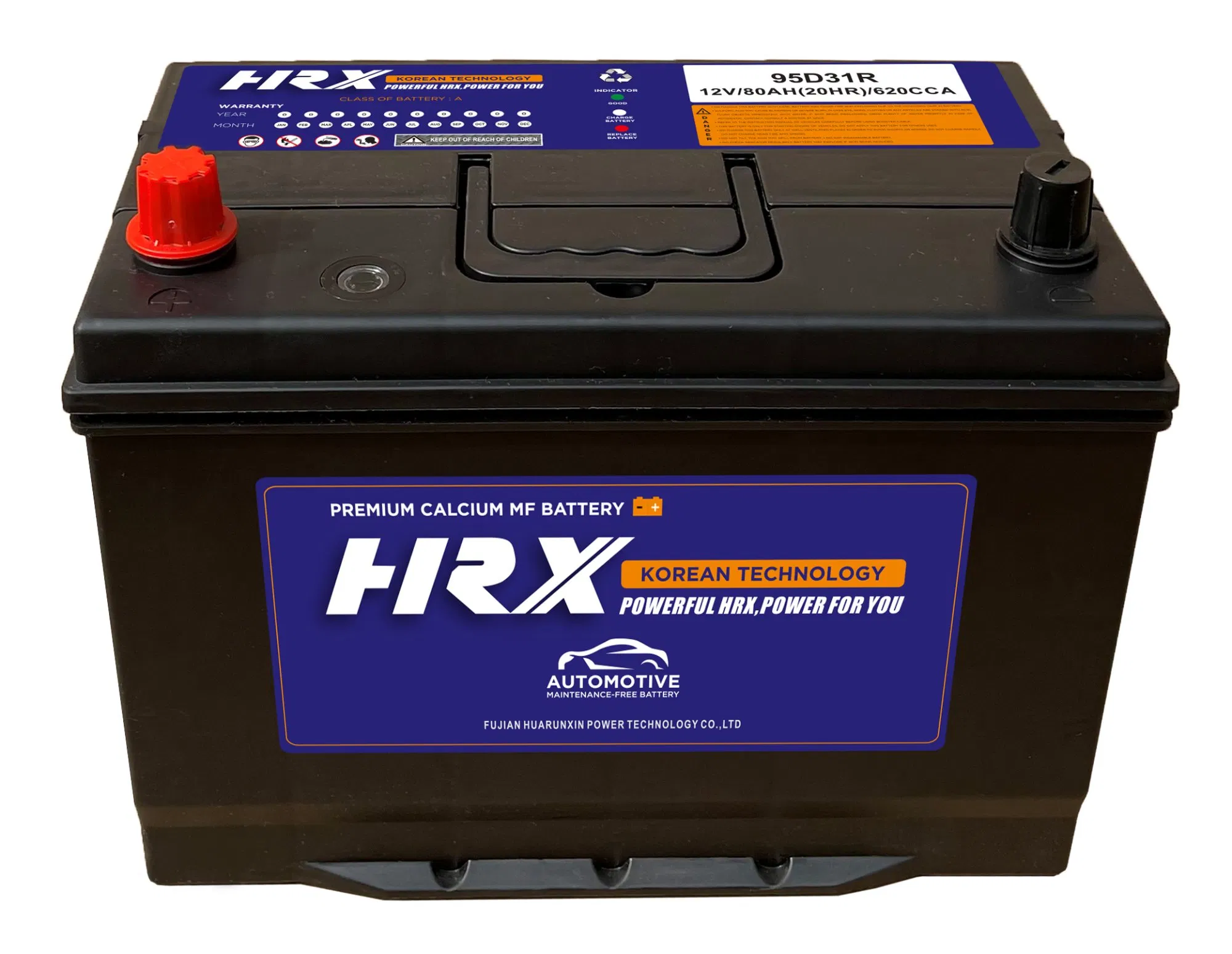 Car Battery Good Quality Maitenance Free Auto Battery 95D31L 12V80ah