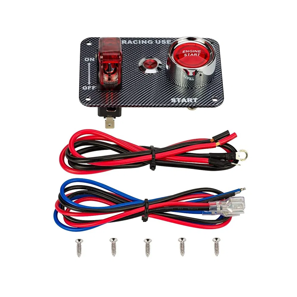 Панель переключателей Racing с кнопкой запуска двигателя