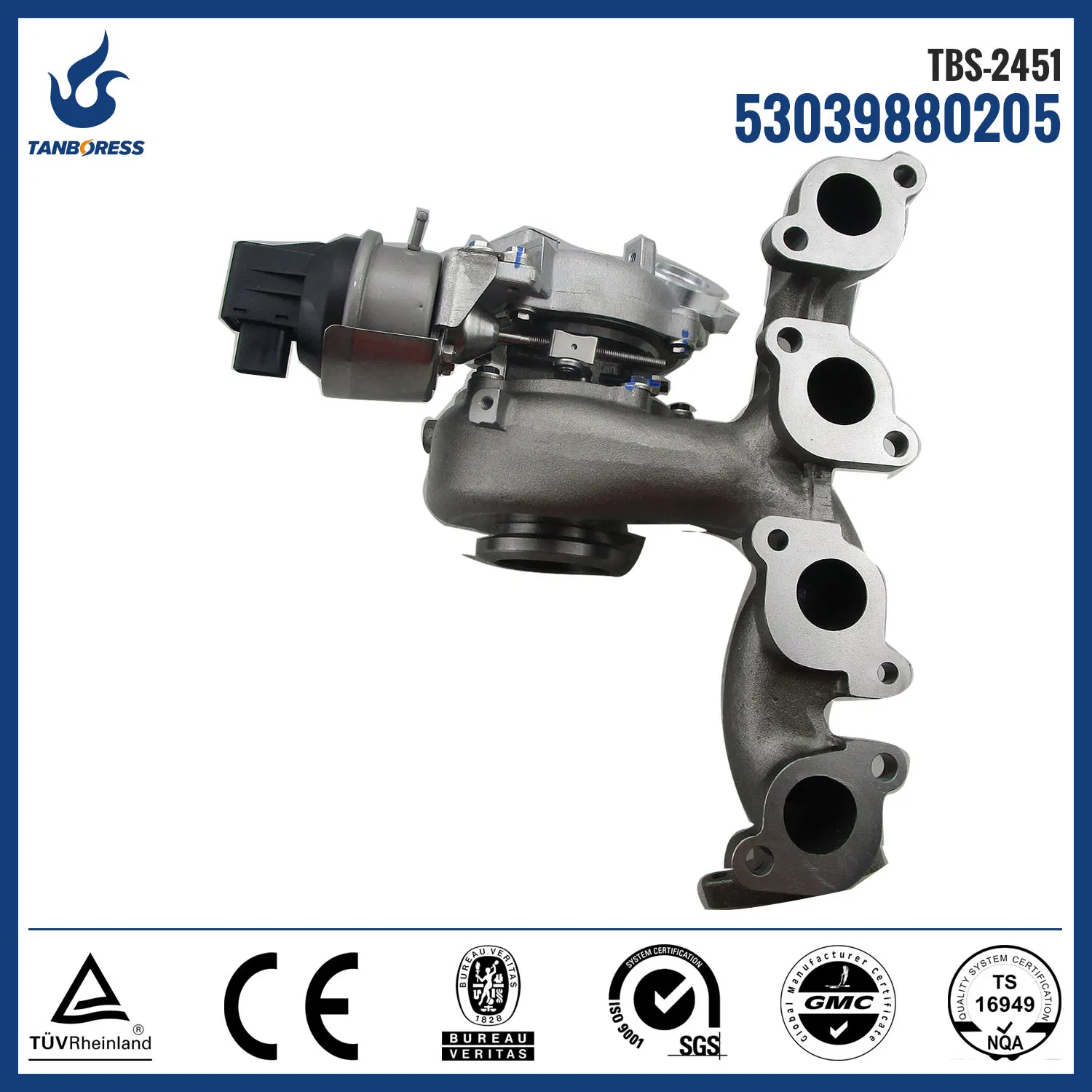 Электрический актуатор турбины GTB1749VK для Volkswagen