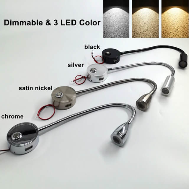 Светодиодная лампа для чтения в автодом 12В/24В