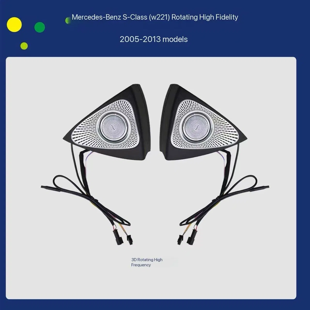 Mercedes S-Class (W222) Ambient Light 2005-2013 18 Light Illusion (button control/WeChat mini program control/APP control)