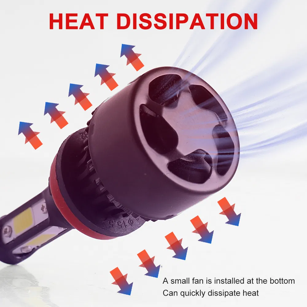 Светодиодные лампы H7/9006/H11/9005 4-сторонние, 3000K-8000K