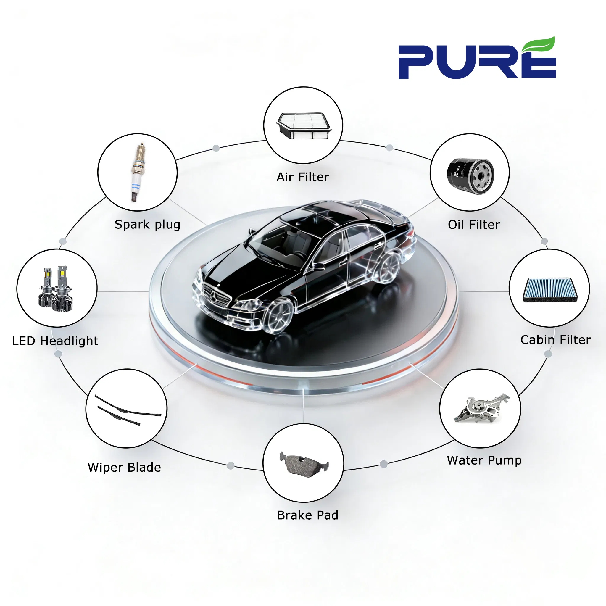 Свеча зажигания Iridium 90919-01253 для Toyota Corolla, Camry