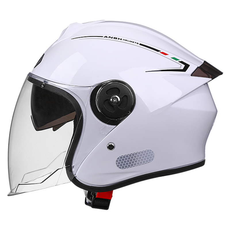 Carbon Fiber Modular Street Bike Cycling Protective DOT Certificate Safety Antiriot Half Face Helmet