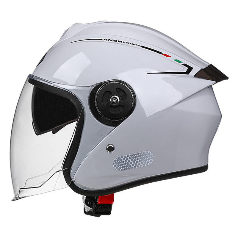 Carbon Fiber Modular Street Bike Cycling Protective DOT Certificate Safety Antiriot Half Face Helmet