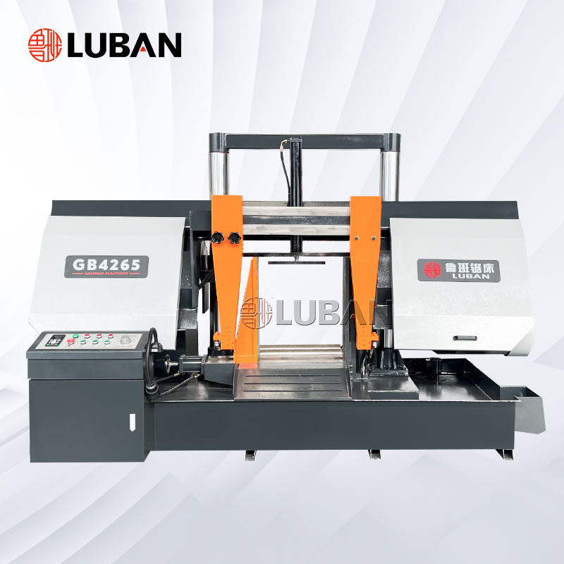 Lubansaw 25 Inch Semi Auto Band Saw Machine GB4265 Heavy Duty Band Saw 650mm Metal Cutter