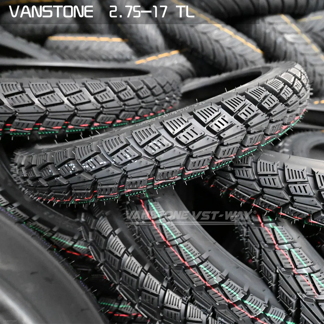 Мотошина бескамерная 2.75-17 VSTWAY