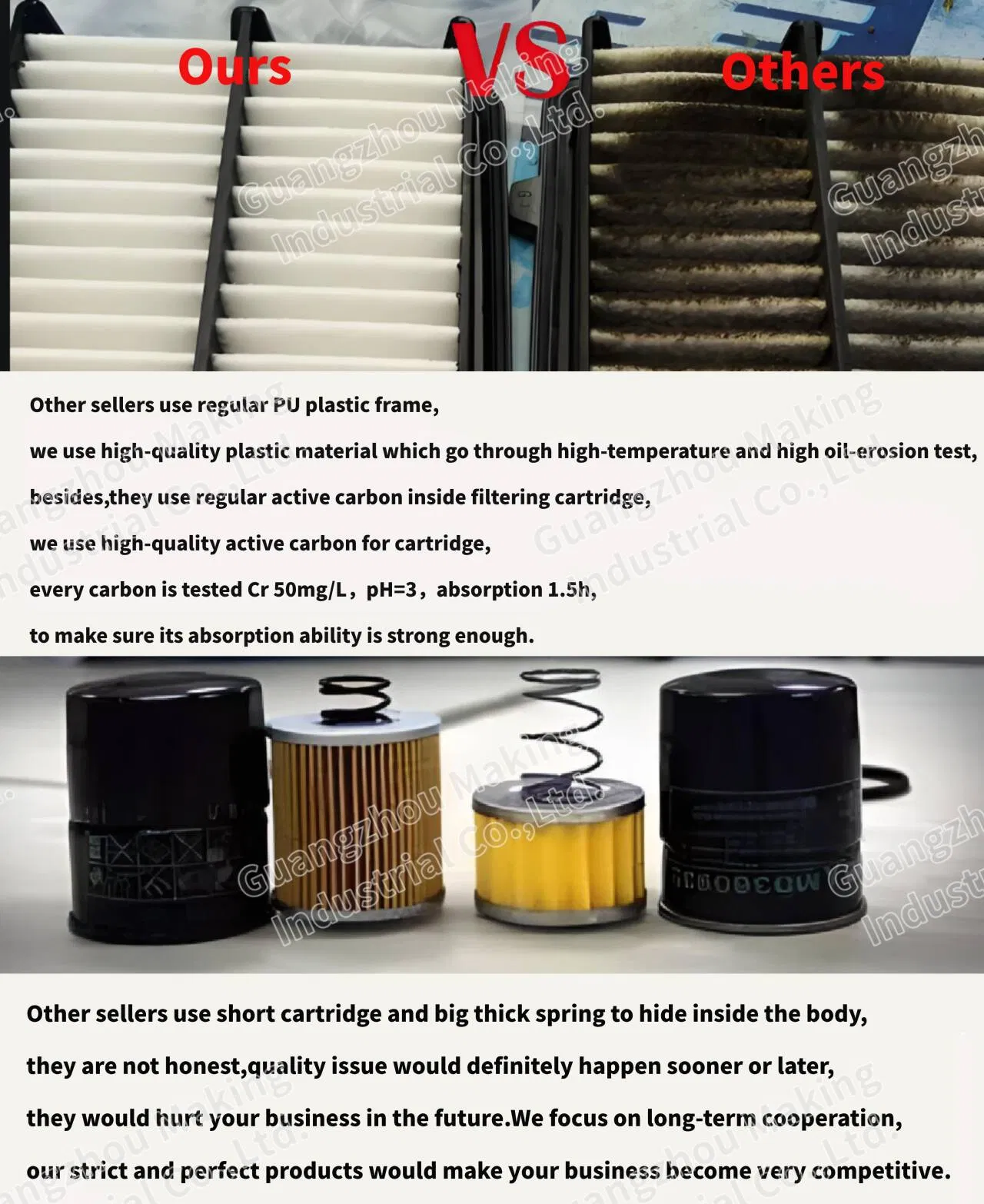 Auto Air Filter for 0K72c-23-603 KIA Besta Box (TB)