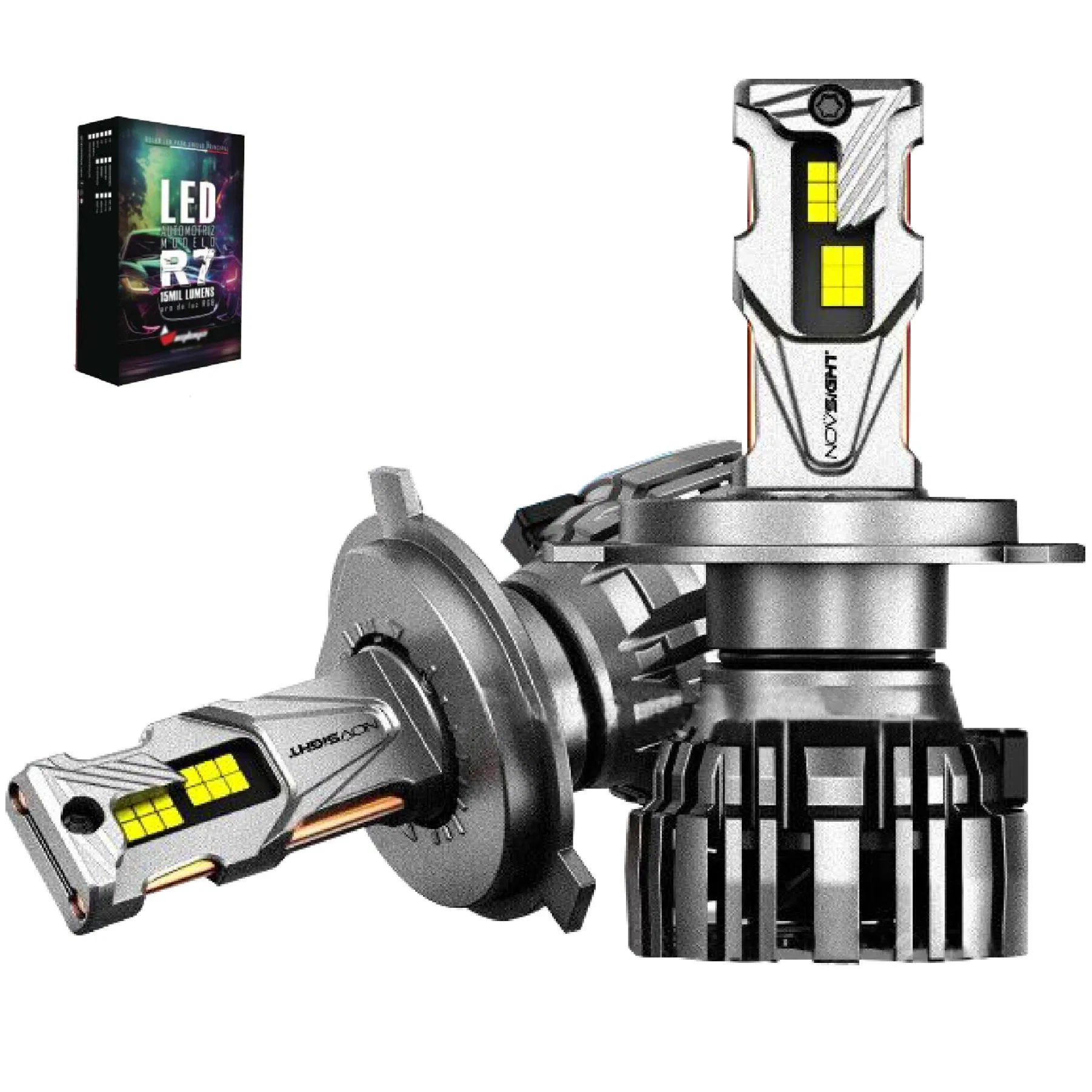 Светодиодные лампы H4 H7 60W для противотуманных фар