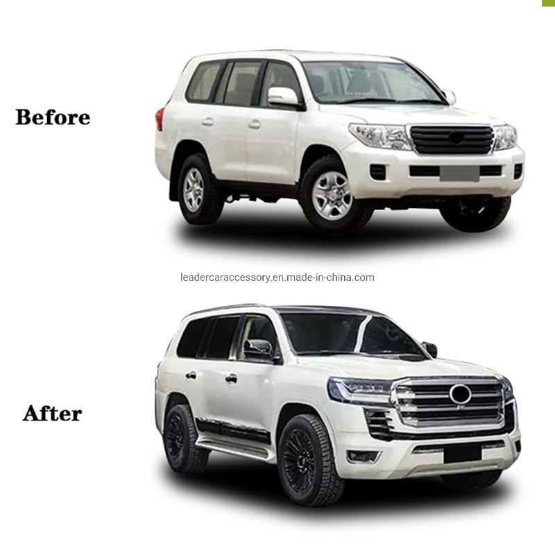 Car Modification Parts Upgrade Body Kit for 2022 Land Cruiser 300 Bodykit LC 300 Bumper Headlight Grille High Quality Rear Bumper