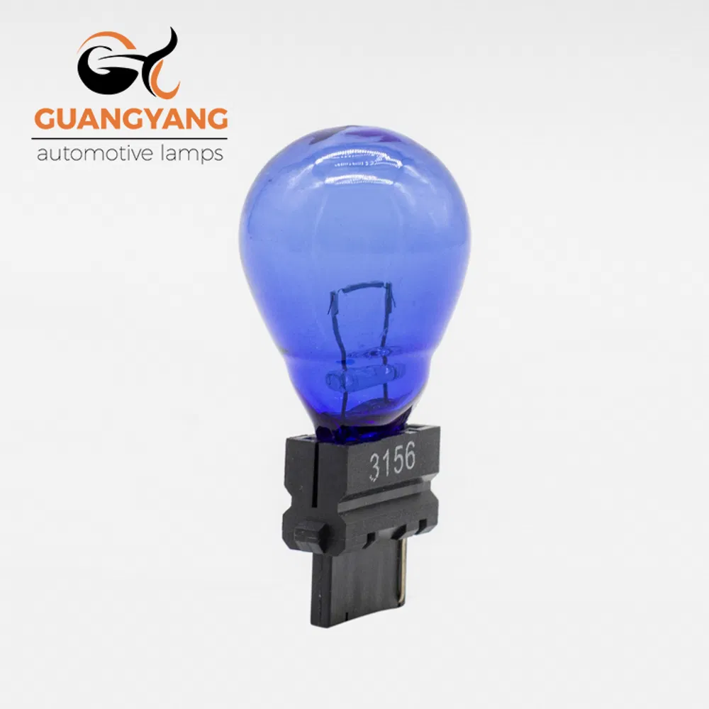 Лампочка поворотника Fagis 3156 3157 12V 21/5W синяя