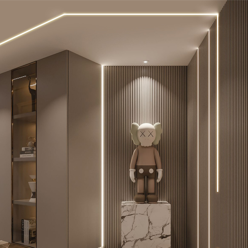 Линейный светильник LED Black Linear Light встраиваемый