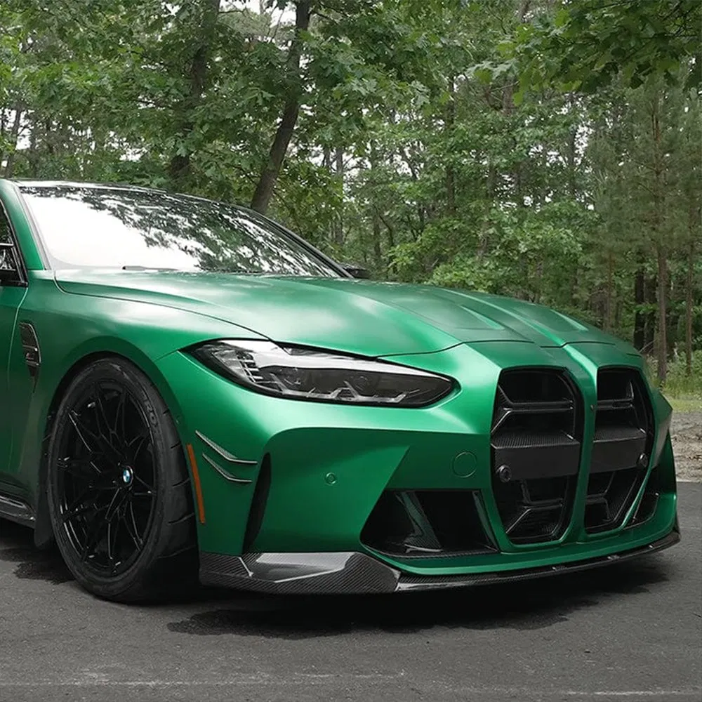 BMW G80 G81 M3 & G82 G83 M4 Pre-Preg Carbon Fibre CSL Front Kidney Grilles Without Acc (2021+) Auto Parts