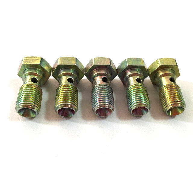 Болт тормозной банжо M10x1 из углеродистой стали