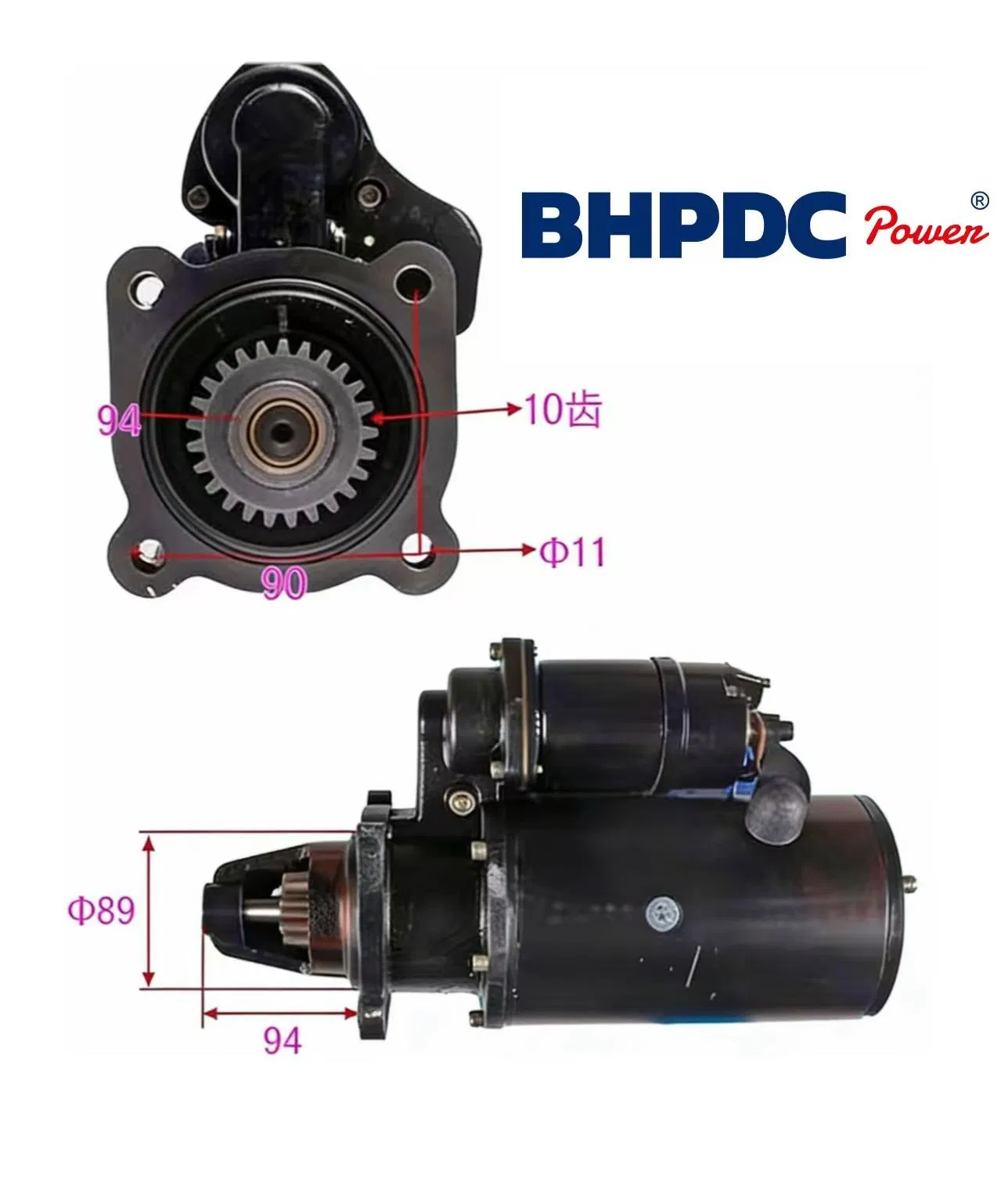 Стартер двигателя WEICHAI для моделей WD10/WD12