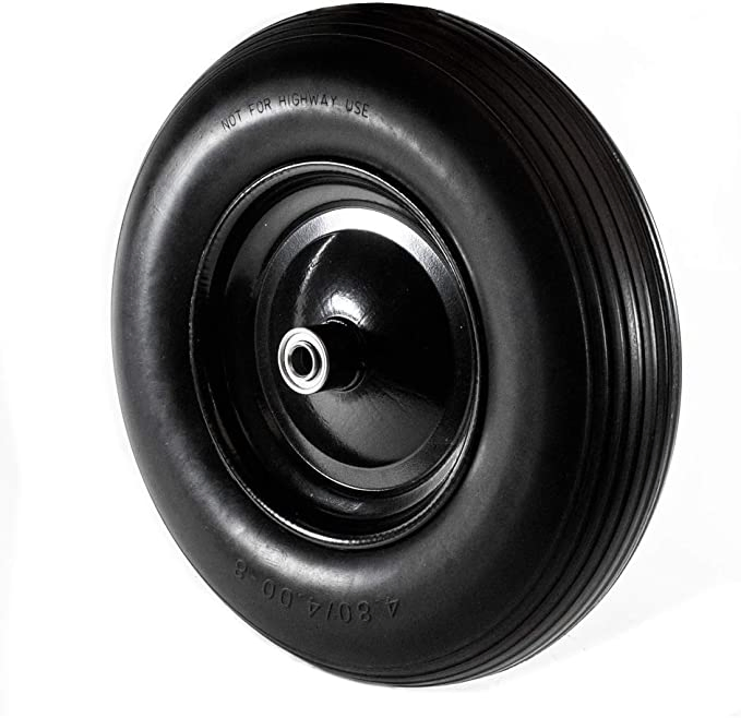 Колесо 3.50-8 и 4.00-8 из пенополиуретана для тачек