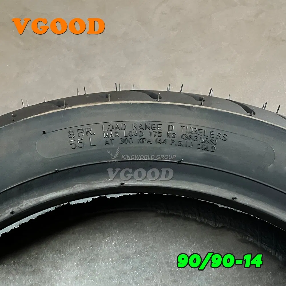 Шина для скутера и мотоцикла бескамерная 50/90-14 70/90-14 3.00-17