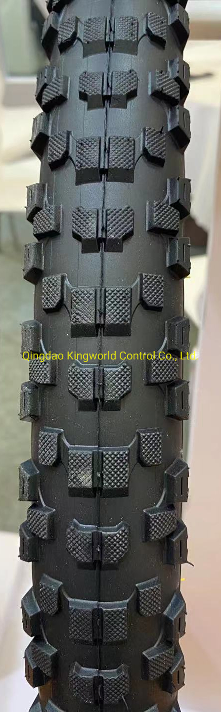 Резиновая покрышка для горного велосипеда с цветным рисунком