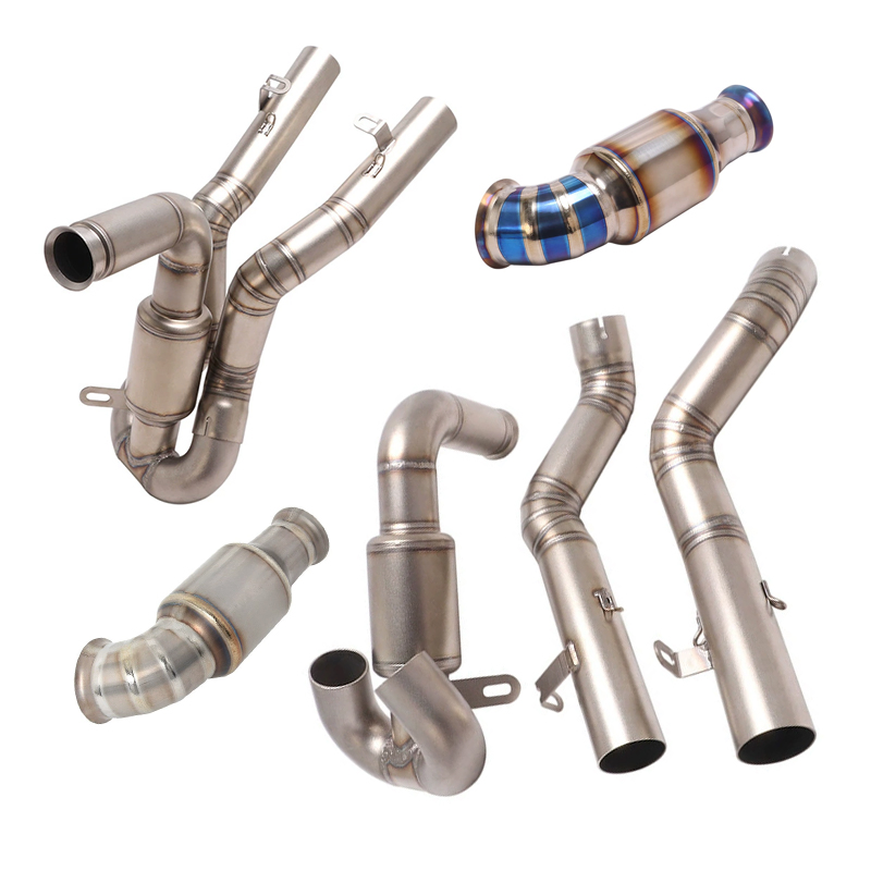 High-Performance Motorcycle Exhaust Header MID-Pipie Manifold Exhaust for Ktm Duke125 250 390 RC390 & RC250