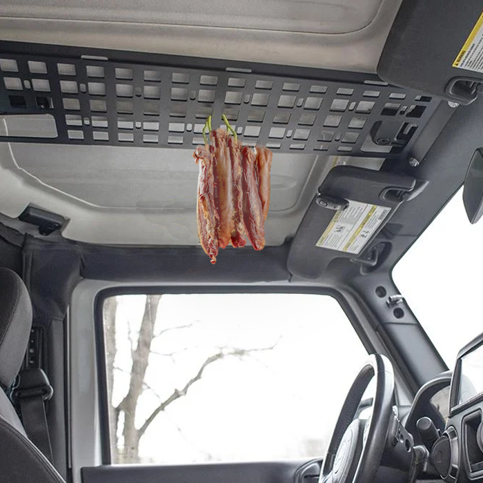 Steel Roof Storage Rack Mesh Molle Panel for Jeep Wrangler Jk 07-17