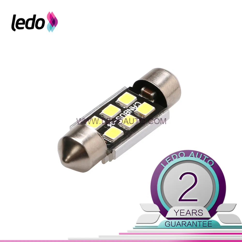 Светодиодная лампа C5w 6SMD 2835 для авто, Canbus