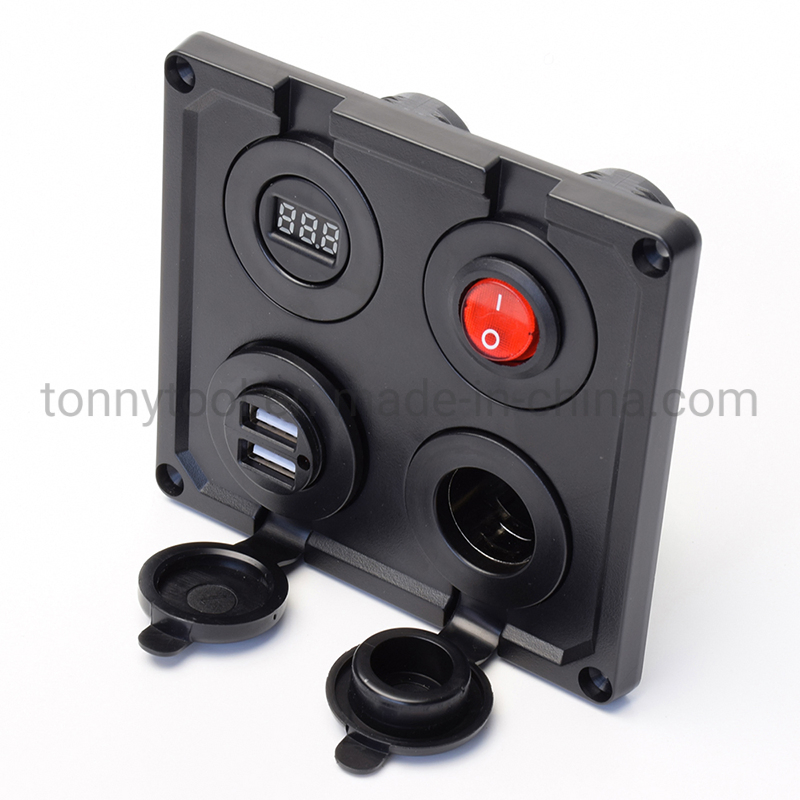 Двойной USB-адаптер 12В для прикуривателя автомобиля