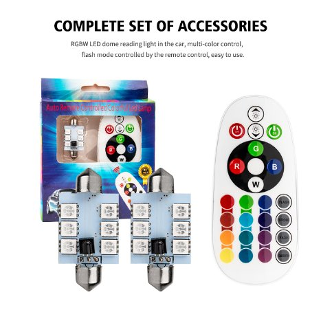 RGB LED подсветка салона BKR 12V, 6SMD, 5050